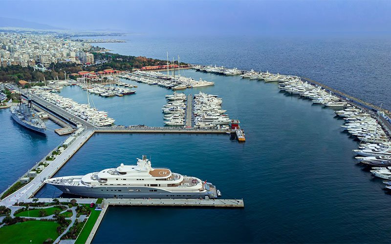 Flisvos Marina is the Mega Yachts Luxury Marina in Greece